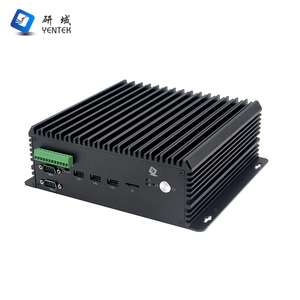 PC industriel sans ventilateur embarqué Intel J1900 J6412 4-10e génération <span class=keywords><strong>I3</strong></span> I5 I7 2 DDR4 32 Go MSATA HD VGA DVI 2 LAN 10 RS232 DB9 COM SIM - Product Image 2