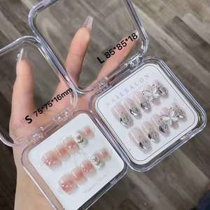 Uñas Postizas Hechas a Mano, Surtidas, de Fábrica, con Descuento, Diseño Colorido, para Aplicación con Presión - Product Image 4