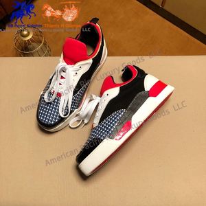 Chaussures de sport tendance printemps pour hommes : baskets confortables et élégantes avec embout composite léger, style Louboutin - Product Image 1