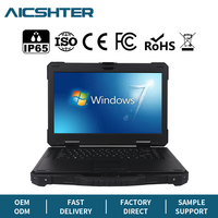 Nouvel ordinateur portable robuste Intel 14 pouces Ultra7-155H 16 Go 512 Go Station de travail portable Noir IP65 Marque privée Anglais Wi-Fi 6 5.2