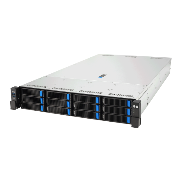 RS720-E12-RS12U 2U Dual-socket Server Powered by Intel Xeon 6 Scalable 32 DIMMs 12 NVMe 2700W*2 Rack Server