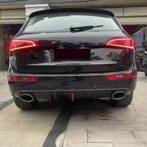 Diffuseurs de pare-chocs arrière noir brillant style <span class=keywords><strong>RSQ5</strong></span> pour Audi Q5 SQ5 8R 8R.5 2008-2018 - Amélioration Facelift - Product Image 5