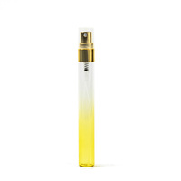 Flacon de parfum en verre de tube à essai de 10ml avec atomiseur en verre de couleur dégradée de 0.33oz