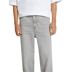 Jeans <span class=keywords><strong>Homme</strong></span> Grossiste Personnalisé, Nouvelle Collection Décontractée, Jeans Denim Délavés Coupe Ajustée, Mode Vintage pour Hommes - Product Image 5