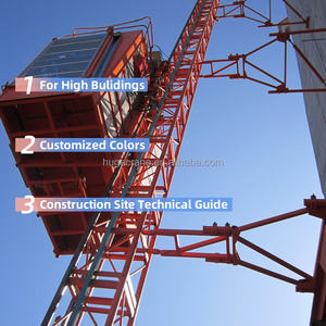 HUGECRANE CE Electric Double Cage 2000kg Pengangkat Konstruksi Bertingkat Ganda 250-650m Tinggi Maksimum <span class=keywords><strong>Hoist</strong></span> Bangunan Sc200/200 - Product Image 5