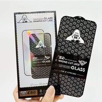 Verre trempé HUAYUAN ESD antistatique en aluminium haute performance, découpe diamant, grand arc, 0,4 mm, pour iPhone Duo 18 17 16 Pro Max