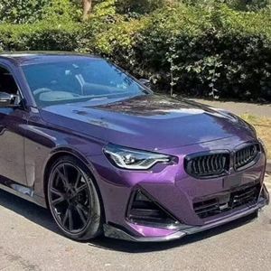 Piezas de Automóvil, Labio Delantero de Fibra de Carbono Real para BMW Serie 2 G42 M240i 2 Puertas <span class=keywords><strong>2022</strong></span>-, Labio para Parachoques Delantero - Product Image 5