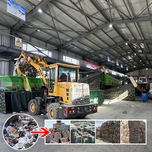 Usine de tri des déchets solides municipaux 50t, équipement de traitement des ordures urbaines en granulés RDF, machines de traitement des déchets - Product Image 1