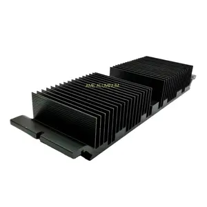 Aluminium besar 275mm * 41mm Heatsink penguat daya tinggi penyerap panas