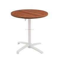 Lifepursue table pliable extérieure en bois pour café et club