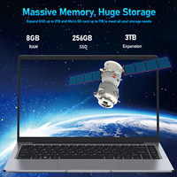 Haute qualité 14.1 pouces Intel J4105 Quad Core Slim ordinateur portable professionnel 8GB RAM 256GB SSD 500GB disque dur nouveau produit US