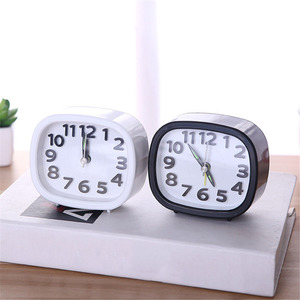 Despertador redondo y cuadrado <span class=keywords><strong>pequeño</strong></span>, despertador portátil compacto con batería y barrido silencioso - Product Image 4