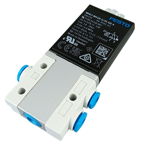 Válvula Solenoide Neumática de Conmutación Rápida de 3/2 Vías Serie MHE de FESTO Original, MHE2-MS1H-5/2-3/2G-M7-K, para Automatización Industrial - Product Image 3