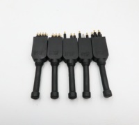 Connecteur de câble de communication sous-marine Seacon Mini Flat 9 broches IP69K 316L, connecteur mural de cabine mâle 9 broches en vrac
