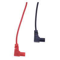 Anti-slip Grip Multimeter Banana Test Leads Black and Red Wires Probes Digital Multimeter Feelers for Multimeter Wire Tips