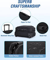 Sac de voyage à roulettes de grande taille imperméable avec logo personnalisé, sac de voyage de nuit, valise, sacoche à roulettes pour homme, sacoche pour ordinateur portable