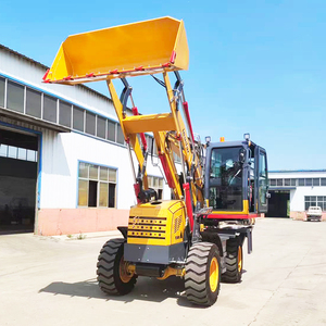 รถตักขนาดเล็กแบบขับเคลื่อนสี่ล้อ พร้อมหัวขุดดินแบบแบคโฮ - Product Image 5