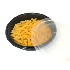 The hot sale disposable 1000ML PP round microwave plastic bento box health food container