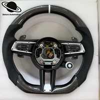 Volant en fibre de carbone pour Porsche 981 991 992 718 918 Macan Panamera 971 Cayenne Taycan Boxster Cayman GT