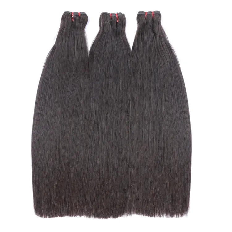 Best Selling Double Drawn Brazilian Virgin Hair Bundle,Cuticle Aligned Unprocessed Indian Hair,Super Double Drawn Hair Extension