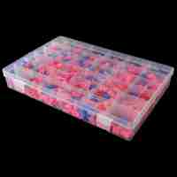 Caja de almacenamiento de escritorio para el hogar de oficina caliente lápiz grapas de goma clips de papel carpeta de notas arte pintura cruda piezas pequeñas caja de plástico