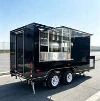 Remorque et camion de restauration mobiles Aobote avec cuisine complète, design personnalisable, nettoyage facile, garantie 1 an, certifié DOT/CE