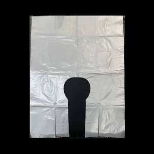 Descartável PE plástico xale para cabeleireiro salão especial pescoço envoltório para o tratamento do cabelo Perm Dye ferramenta descartável barbeiros cabo - Product Image 1