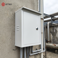 Boîtier électrique en acier inoxydable étanche personnalisé CE, boîte de commande métallique pour les systèmes de réseau intelligent