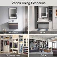 Pantalla LED Rectangular Inteligente Android Multifuncional con Diseño Moderno para Baño, con Bluetooth y Wi-Fi para Uso Doméstico