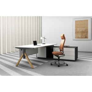 Meubles de bureau modulaires modernes de haute qualité, poste de travail convertible 8 places, pour la maison, l'école, l'appartement, l'atelier, l'hôtel, panneau en bois - Product Image 5