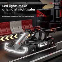 Karting électrique F1 Racing pour enfants et adultes de 5 à 12 ans et 12 ans et plus, kart temporisé télescopique pour enfants et bébés