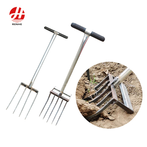 Outils de <span class=keywords><strong>jardin</strong></span> compostables tournants profonds à cinq dents de haute qualité <span class=keywords><strong>fourche</strong></span> en acier agricole - Product Image 1