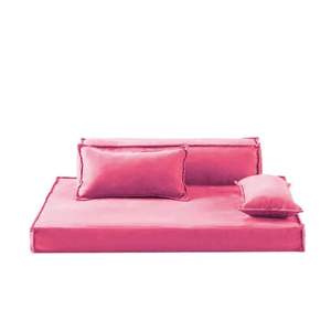 Sofá cama para perros con diseño sólido de tamaño mediano, diseño clásico con espuma viscoelástica y Material de franela, estilo moderno impermeable para mascotas y gatos - Product Image 4