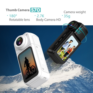 กล้องติดตัวแบบพกพา เลนส์มุมกว้าง 170 องศา ความละเอียด 2.7K HD หน่วยความจำในตัว 32GB หน้าจอ 1.47 นิ้ว รองรับ Micro SD - Product Image 5