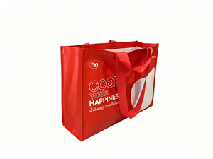 Sac fourre-tout imprimé REPT tendance, recyclable, respectueux de l'environnement, sac de shopping laminé avec logo personnalisé - Product Image 2
