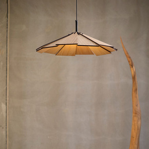 Wooden Pendant <b>Light</b> Wabi Sabi Style Solid Wood Restaurant <b>Dining</b> Room Decorative Lighting Fixture - Product Image 1