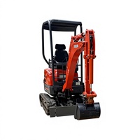 Excavatrice compacte sur chenilles d'occasion, machine de terrassement diesel