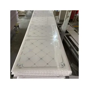 Fábrica Preço Direto Impermeável Hot Stamping Pvc Teto Painel Teto