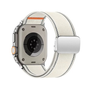 Accessoires magnétiques interchangeables confortables en nylon élastique, compatibles avec <span class=keywords><strong>Apple</strong></span> <span class=keywords><strong>Watch</strong></span> 9 8 <span class=keywords><strong>7</strong></span> 41 mm 45 mm - Product Image 4