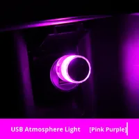 Lámpara LED USB Mini para Auto 2026, Decorativa, de Plástico, para Ambiente Interior, Fácil Instalación, Portátil, Plug and Play