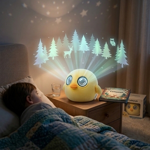 Jouet en peluche de <span class=keywords><strong>canard</strong></span> IA en gros pour l'apprentissage interactif de la parole en maternelle, animal en peluche éducatif précoce pour l'apprentissage des langues - Product Image 2