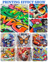 Machine d'impression à jet d'encre 3 têtes 9 couleurs Dtf I3200 24 pouces avec machine à secouer la poudre 60cm Imprimantes à transfert de T-shirt Dtf