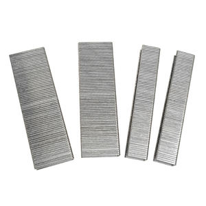 पेशेवर निर्माता न्यूमेटिक एयर संचालित स्टेपल भारी शुल्क सटीक स्वचालित पेशेवर असबाब स्टील एन स्टेपल - Product Image 1