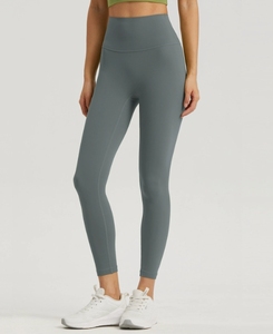 Nude Feeling 3/4 Leggings de Yoga de cintura alta Entrenamiento Gimnasio Pantalones de fitness con levantamiento de glúteos Medias deportivas de tamaño XL para <span class=keywords><strong>mujer</strong></span> - Product Image 4