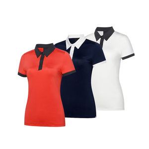 Hot Selling <strong>Women's</strong> Golf Sports Polyester <strong>T</strong> <strong>Shirt</strong> Quality 3-Color Lady Golf <strong>Polo</strong> Short Sleeve Summer Girl Jersey <strong>S</strong>-XXL - Product Image 1