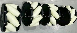 S-S AGV-Rueda de <span class=keywords><strong>Mecanum</strong></span> Industrial para Robot utilizado en carretilla elevadora, 12 pulgadas - Product Image 3