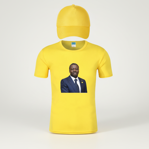 เสื้อยืดสีขาวสำหรับผู้ชาย รุ่นสปอร์ต ปี 2023 ฤดูร้อ<span class=keywords><strong>น</strong></span> แห้งเร็ว คอปก 100% โพลีเอสเตอร์ ถักลาย พิมพ์ลาย เป็นมิตรกับสิ่งแวดล้อม ระบายอากาศได้ดี สำหรับผู้ใหญ่ - Product Image 1