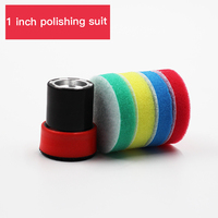 Kit de polissage et de cirage 27 pièces/ensemble, tampons éponge de 6 pouces, grain 100, pour polisseuse de voiture et carrosseries