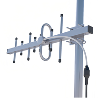 Antenne Yagi 8 éléments 698-2700 MHz 12 dBi 4G 5G LTE, antenne directionnelle extérieure N femelle pour amplificateur de téléphone portable domestique