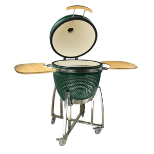 Auplex Argentine Céramique Chine 23.5 pouces Vert BBQ Charcoal Kamado Somker Grills <span class=keywords><strong>Barbecue</strong></span> - Product Image 2